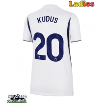 Tottenham Hotspur Mohammed Kudus #20 Replica Home Shirt Ladies 2026-27 Short Sleeve
